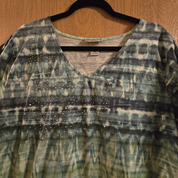 Catherines 2x Tie-Dye Women's Top - Picture 4 of 5